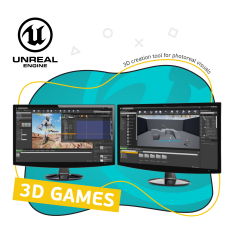 Unreal Engine 4. Игровой движок - КИБЕРшкола программирования для детей, компьютерные курсы для школьников, начинающих и подростков - KIBERone г. Дрожжино