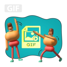Gif-анимация - КИБЕРшкола программирования для детей, компьютерные курсы для школьников, начинающих и подростков - KIBERone г. Дрожжино