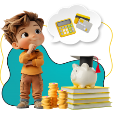 Финансовый интеллект вместе KIBERone - КИБЕРшкола программирования для детей, компьютерные курсы для школьников, начинающих и подростков - KIBERone г. Дрожжино