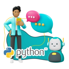 Умный чат-бот на Python на Telegram - КИБЕРшкола программирования для детей, компьютерные курсы для школьников, начинающих и подростков - KIBERone г. Дрожжино