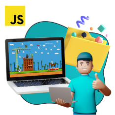 Программирование на JavaScript. Учимся создавать игры! - КИБЕРшкола программирования для детей, компьютерные курсы для школьников, начинающих и подростков - KIBERone г. Дрожжино