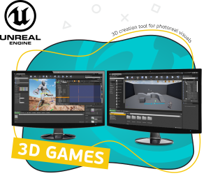 Unreal Engine 4. Игровой движок - Школа программирования для детей, компьютерные курсы для школьников, начинающих и подростков - KIBERone г. Дрожжино