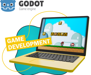 Godot.  Основа создания легендарных игр - КИБЕРшкола программирования для детей, компьютерные курсы для школьников, начинающих и подростков - KIBERone г. Дрожжино