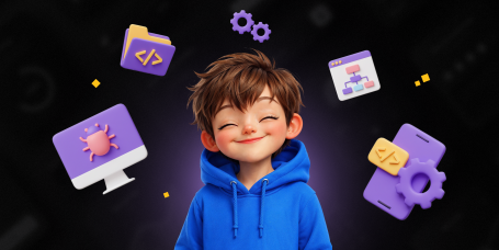 Идеальный сайт с нуля: код, дизайн и AI-помощник - КИБЕРшкола программирования для детей, компьютерные курсы для школьников, начинающих и подростков - KIBERone г. Дрожжино